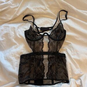 Victoria’s Secret lace corset top